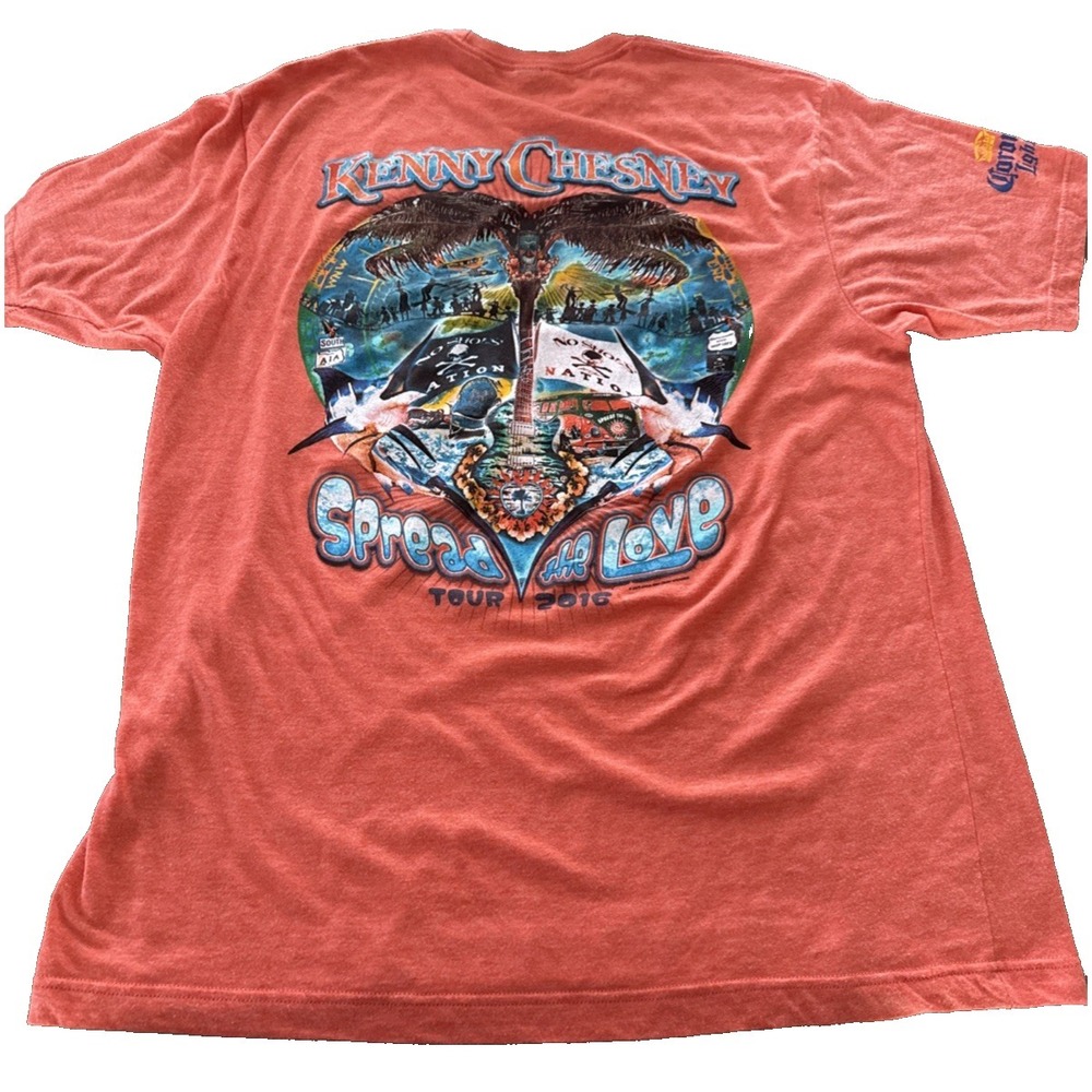 2017 KENNY CHESNEY "Summer of Seventeen" Concert Tour (XL) T-Shirt Corona